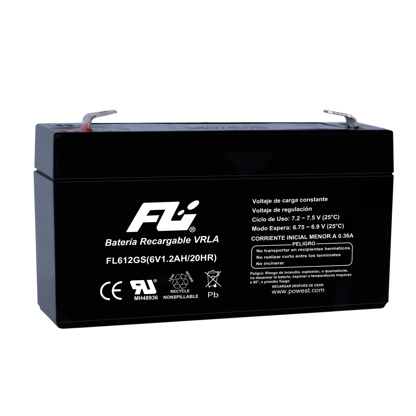 Baterías Sellada 6V 1.2AH Fulibattery