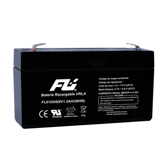 Baterías Sellada 6V 1.2AH Fulibattery