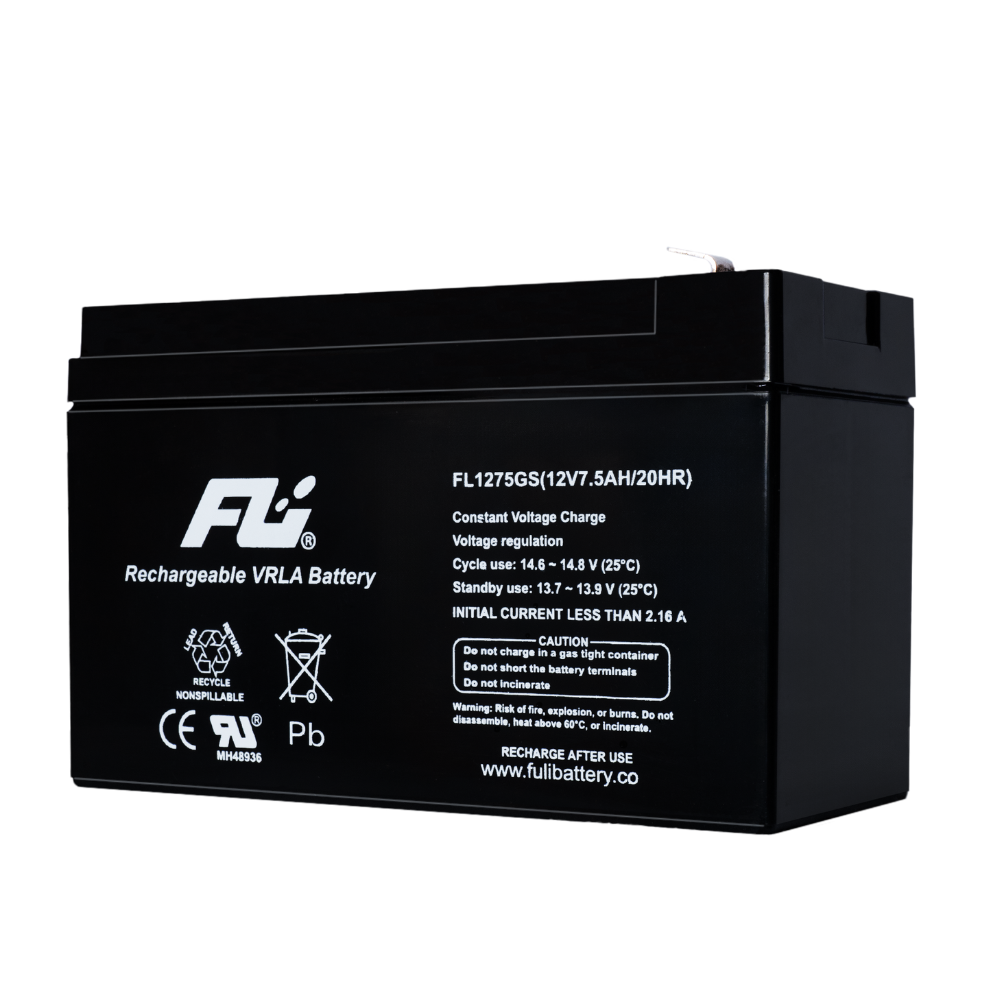 Baterías Sellada 12V 7.5AH Fulibattery