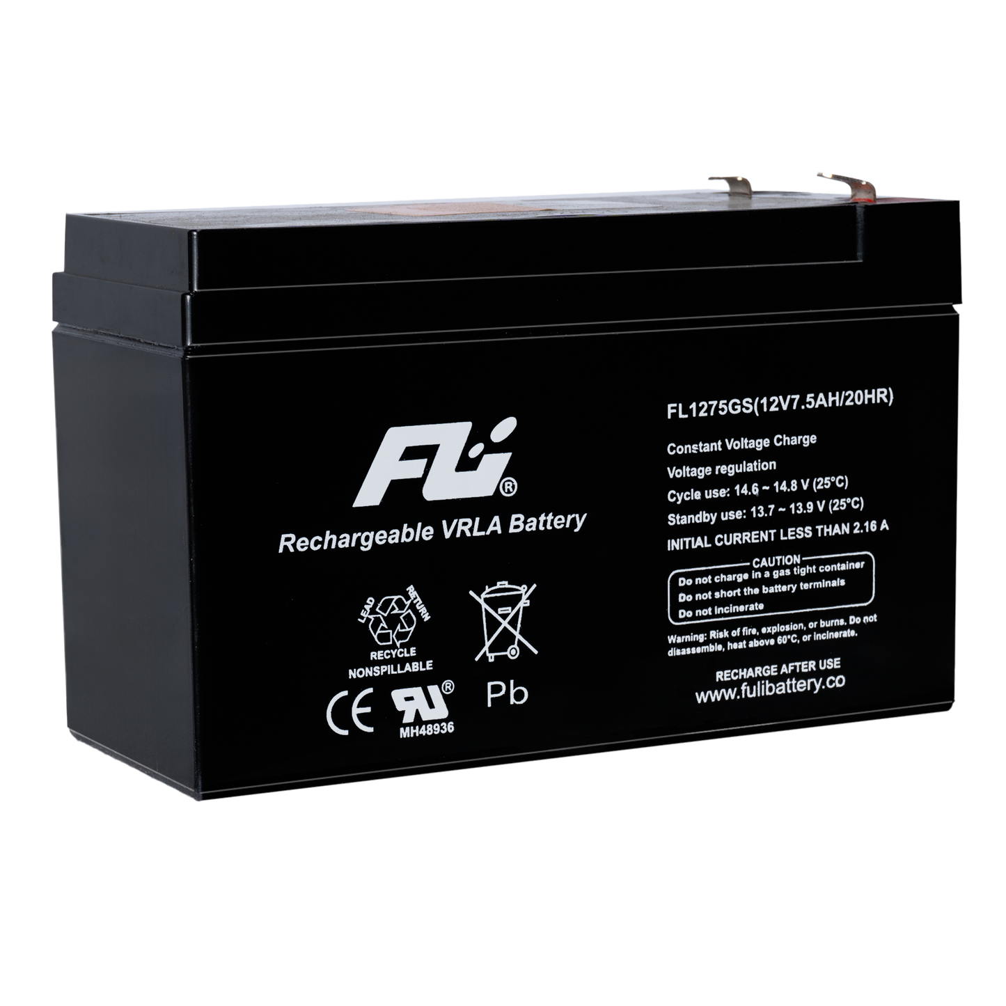 Baterías Sellada 12V 7.5AH Fulibattery