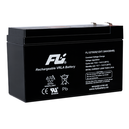 Baterías Sellada 12V 7.5AH Fulibattery