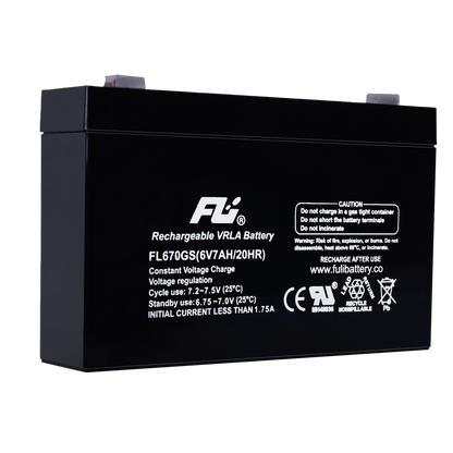 Baterías Sellada 6V 7AH Fulibattery