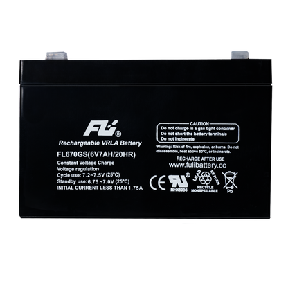Baterías Sellada 6V 7AH Fulibattery